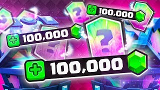 MASSIVE 100,000 GEM SPENDING SPREE! (Clash Royale) screenshot 1