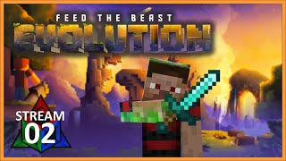 CRAZY Dungeon Loot in FTB Evolution - Day 2 Stream VOD