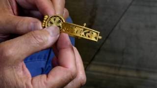Byzantine Gold Fretwork Bracelet with Birds and Chi-Rho with Tim Wonnacott 70062