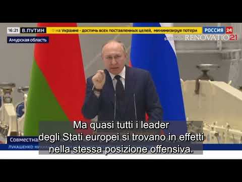 Putin torna a parlare: Stati europei servi degli USA
