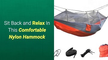 2 Person Durable Camping Hammock With Mosquito Net
