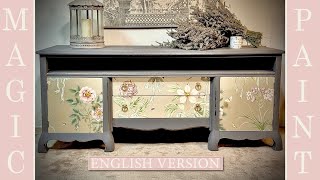 картинка: Как преобразить телевизионный шкаф с помощью красок Magic Paint! Chalk Paint® DIY Elisa&MagicPaint