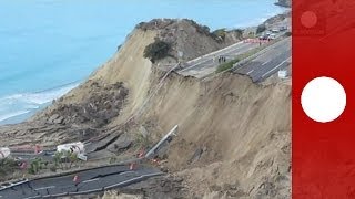 Mexico highway collapse: Scenic road sinks after series of small earthquakes