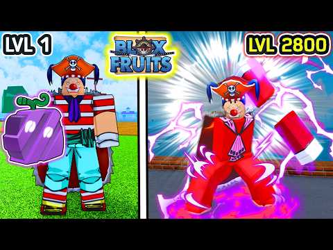 Blox Fruits Level 1 to 2800 in one video!! | Buggy's Blade Fruit Rework, reworked and maxed out!!
