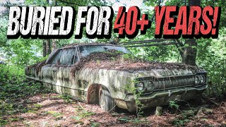 ABANDONED Dodge Monaco BURIED for 40+ Years: Will It Run?