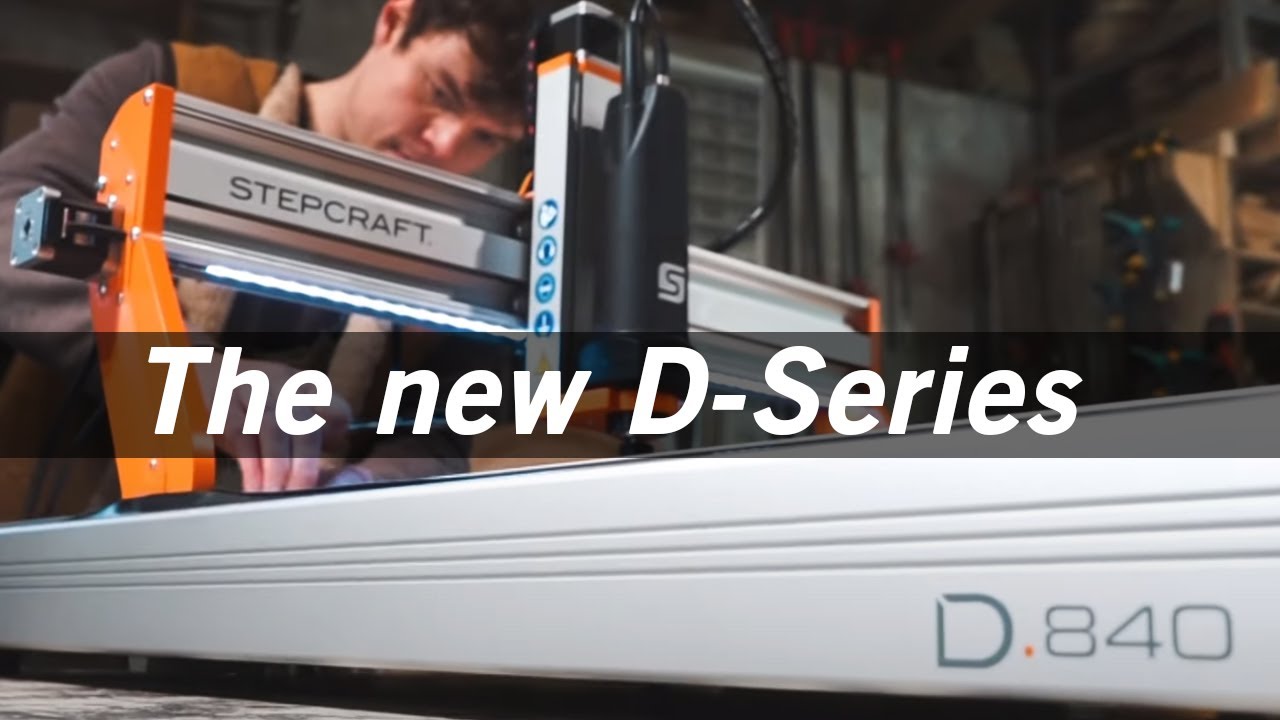 procent Er knude New Product Launch - The NEW STEPCRAFT D-Series - YouTube