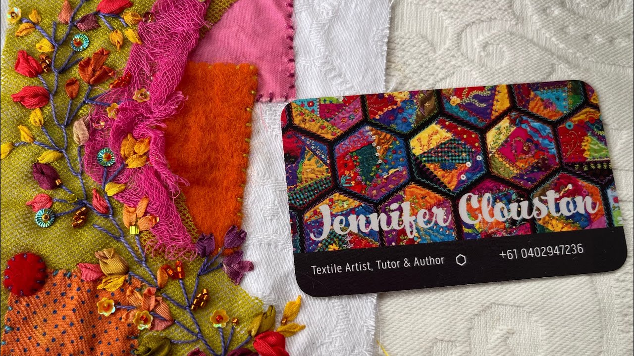 Текстильный коллаж и вышивка — праздник стежков, обрезков ткани и украшений #вышивка