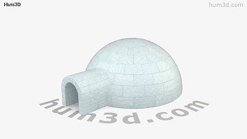 Igloo 3D model by 3DModels.org