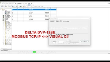 💢 MODBUS TCP/IP: DELTA DVP-12SE WITH VISUAL C#