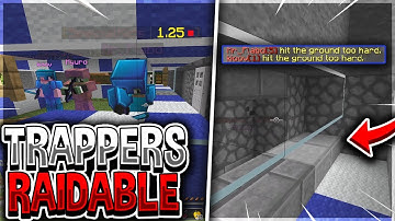annoying trappers accidentally make themselves raidable... | Minecraft HCF