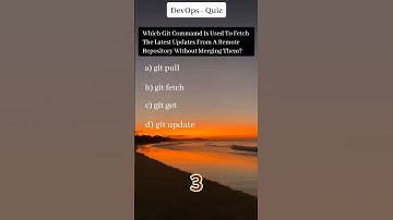 #DevOps Quiz 9 #shorts  #azure #git #maven  #sonarqube #docker  #kubernetes  #Terraform
