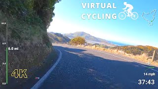 Indoor Cycling Videos With Music | Virtual Bike Ride Otago Peninsula