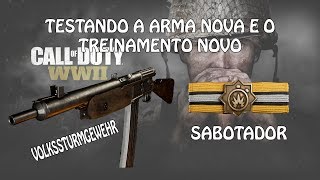 COD WW2 - TESTANDO A VOLKSSTURMGEWEHR E O SABOTADOR