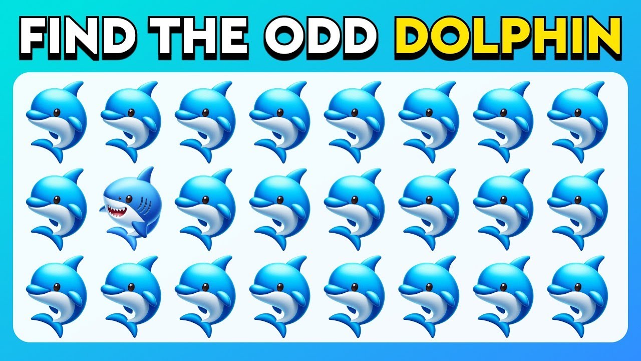 Find the ODD Emoji Out | Extreme Edition 🐬| The Ape Quiz