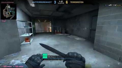 CS:GO GBH_Fire Crazy AWP wallbang on overpass