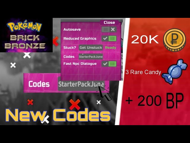 NEW CODES POKÉMON BRICK BRONZE ROBLOX 2023, Novos códigos do PBB