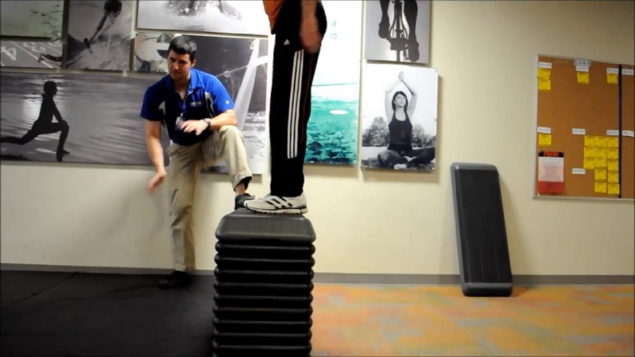 Philip (age 68) completes an 11 riser box jump