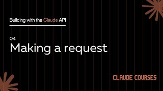 Famous 04. Making a request - Building with the Claude API - Claude course Profile