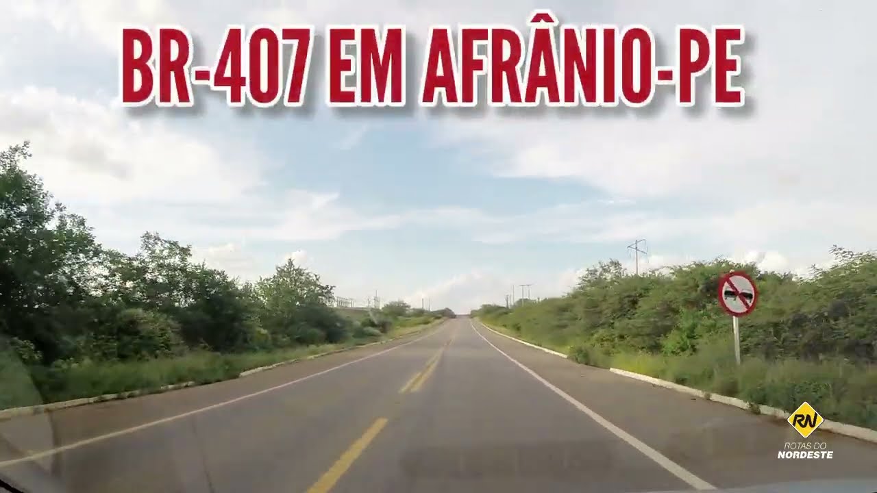 Condições da BR-407 em Afrânio-PE.
