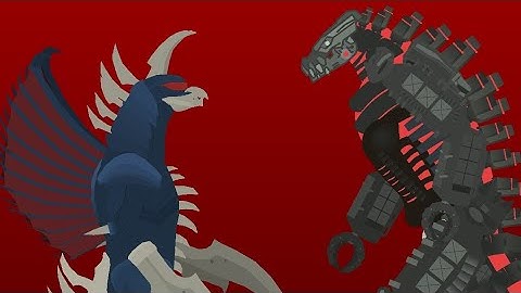 Mechagodzilla vs Gigan | stick nodes | animation