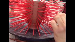 VOODOO? STABBING CLAY WITH COFFEE STIRRERS