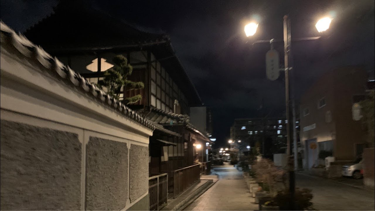 愛媛　夜のドライブ