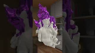 AR Animation on Physical Sculptures+QR code #sparkarstudio #augmentedreality