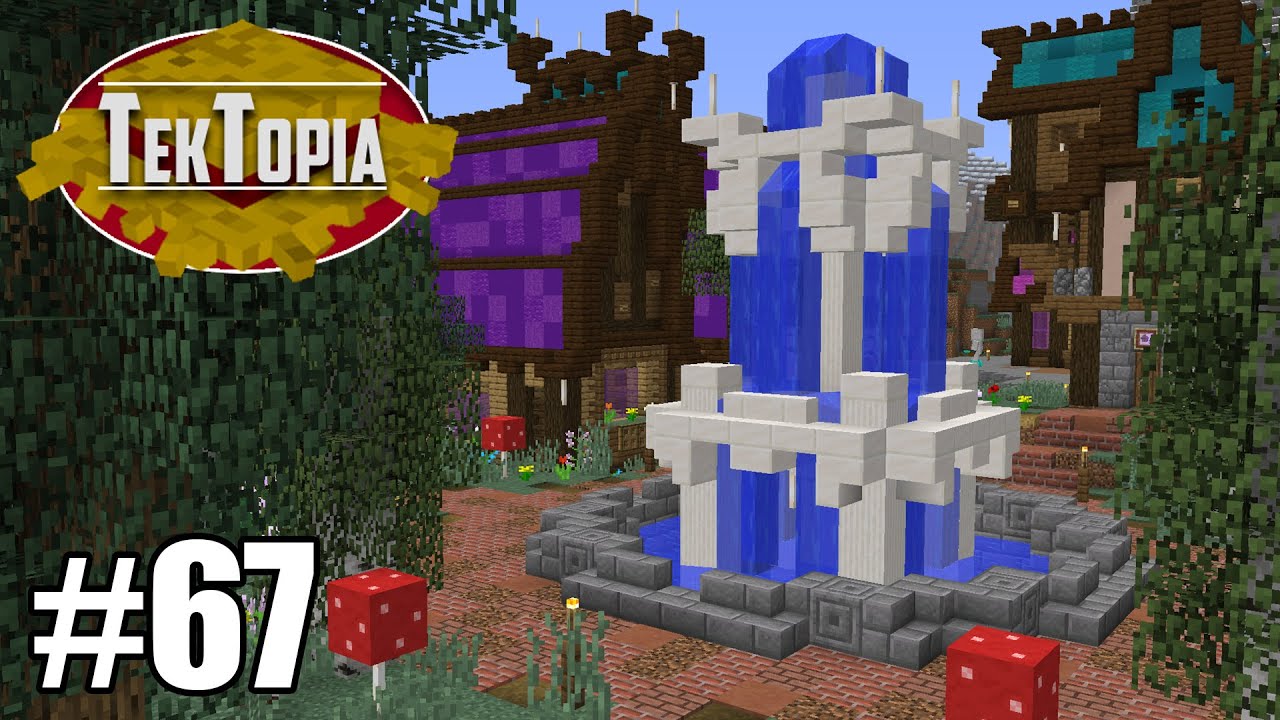 TekTopia #67 - Fountain of Youth (Minecraft Villager Mod)