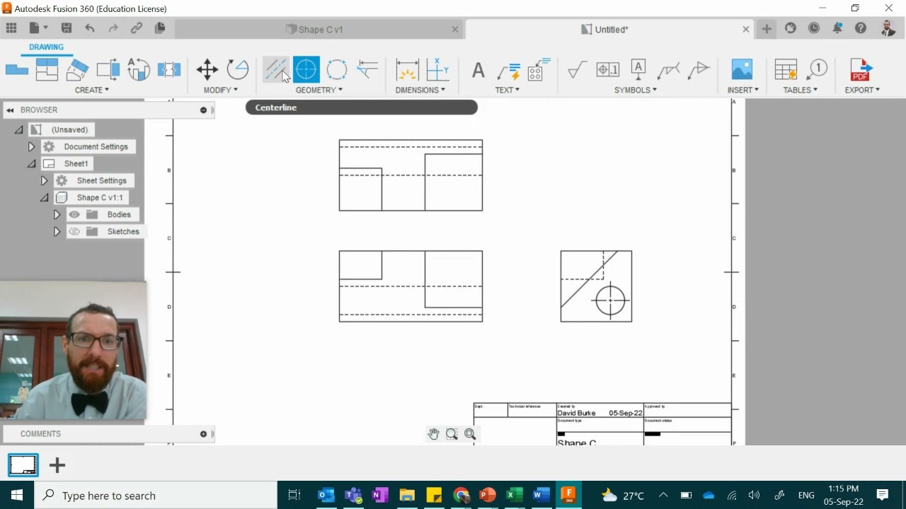Fusion 360: Drawings