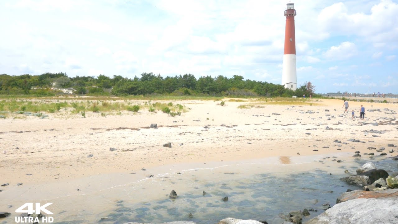 Barnegat Lighthouse Inlet Walkway 4k Scenic Walking Tour