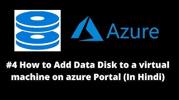 How to Attach and detach data disk on azure Portal (In Hindi)