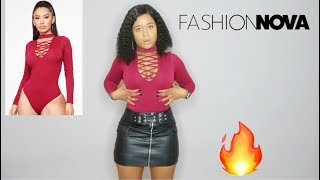 Huge Fashion Nova Try On Haul  Me Vs Fashion Nova Model