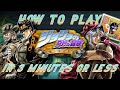 How to play jojos bizarre adventure heritage for the future in 3 minutes or less