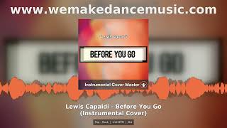 Lewis Capaldi Before You Go Instrumental Cover Pop Rock Template