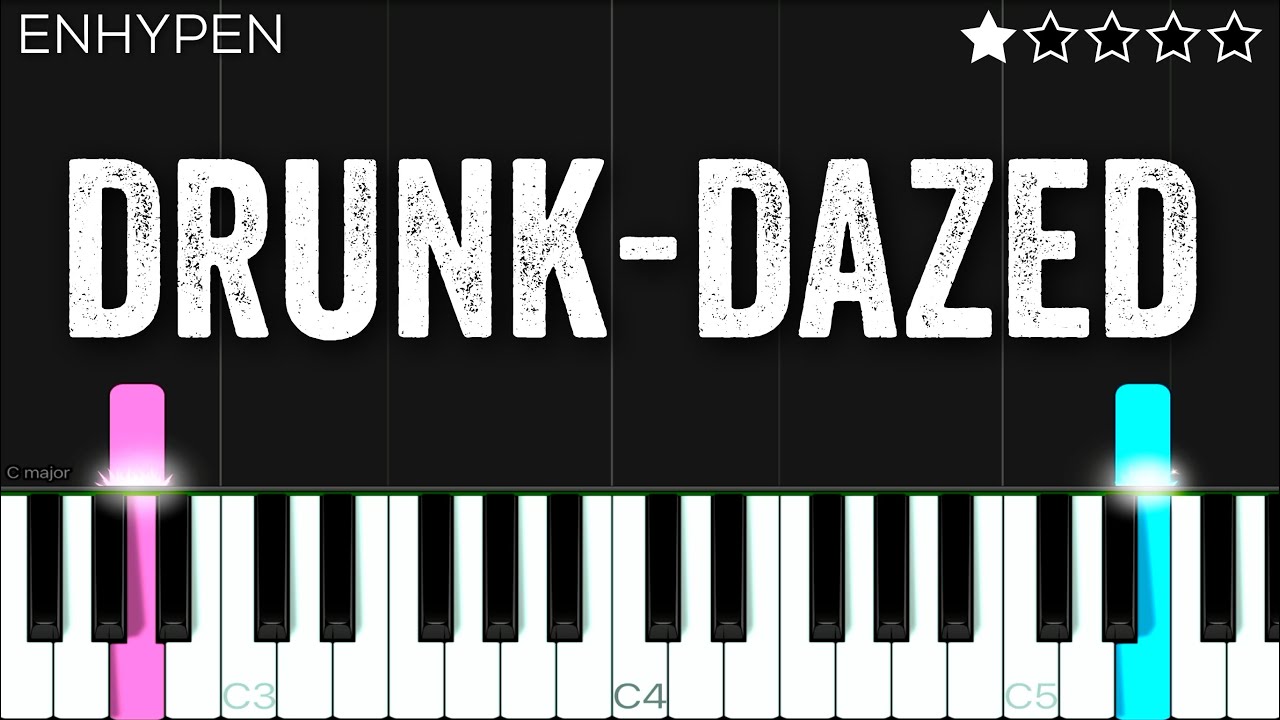 ENHYPEN (엔하이픈) 'Drunk-Dazed' | EASY Piano Tutorial