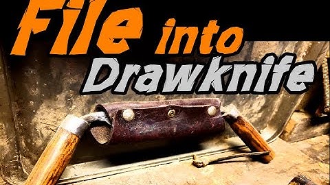 How I Forged a Drawknife