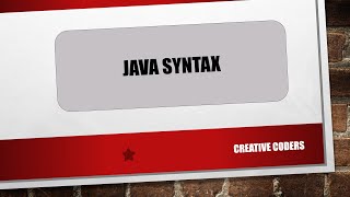 Celebrity Java Bangla Tutorial Part-05 | Java Syntax | Creative Coders | 2020 Wealth
