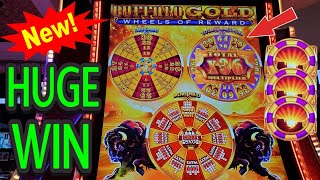 X36 MULTIPLIER on NEW BUFFALO SLOT Buffalo Gold Wheels Of Reward Slot | NEW SLOTS | Las Vegas screenshot 5