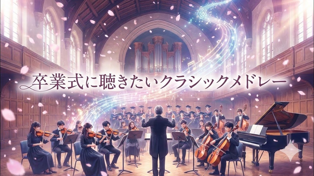 卒業式に聴きたいクラシックメドレー!