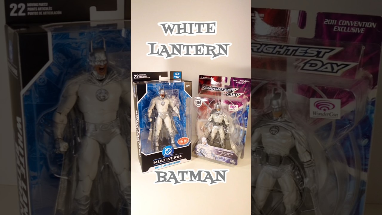 White Lantern #Batman Figures : Then & Now. #dcdirect