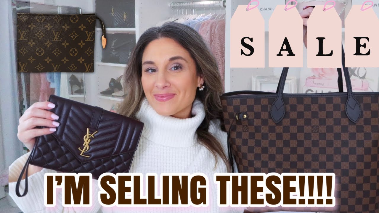 LUXURY VLOG SALE! I'M SELLING MY LUXURY ITEMS! LOUIS VUITTON, CHANEL, YSL, AND MORE