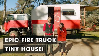 The Tiny House Fire Truck That Runs on Waste Vegetable Oil!