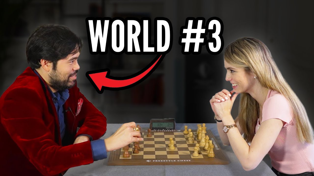 Can I Beat Hikaru Nakamura With an Extra Chess Piece?, on YouTube