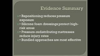 Pressure Injury EBP Proposal