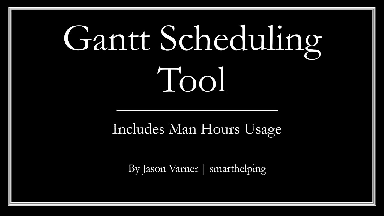 Automatic Gantt Chart Google Sheets