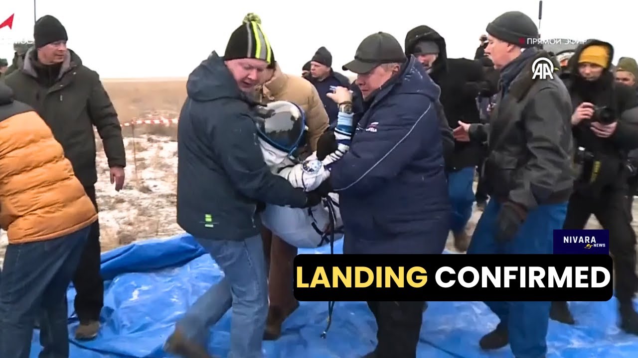 Soyuz Crew Lands After Two Hundred Forty-Five Days and One Hundred Million Miles