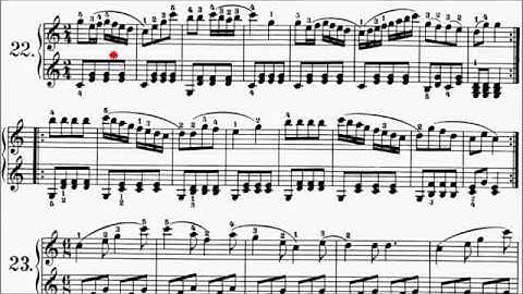 Con Brio Exam (CBE) Preliminary Czerny Op.599 No.22 Sheet Music