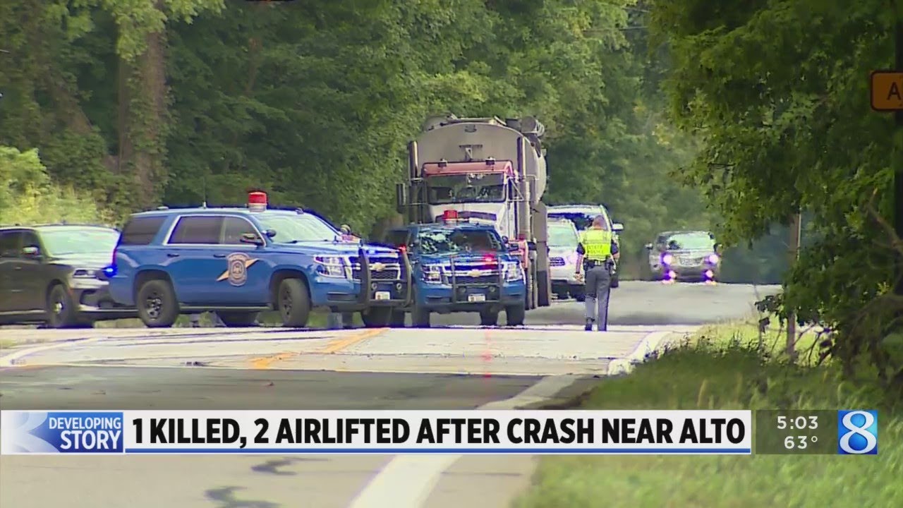MSP: 1 killed, 2 hurt in ‘serious’ crash near Alto - YouTube