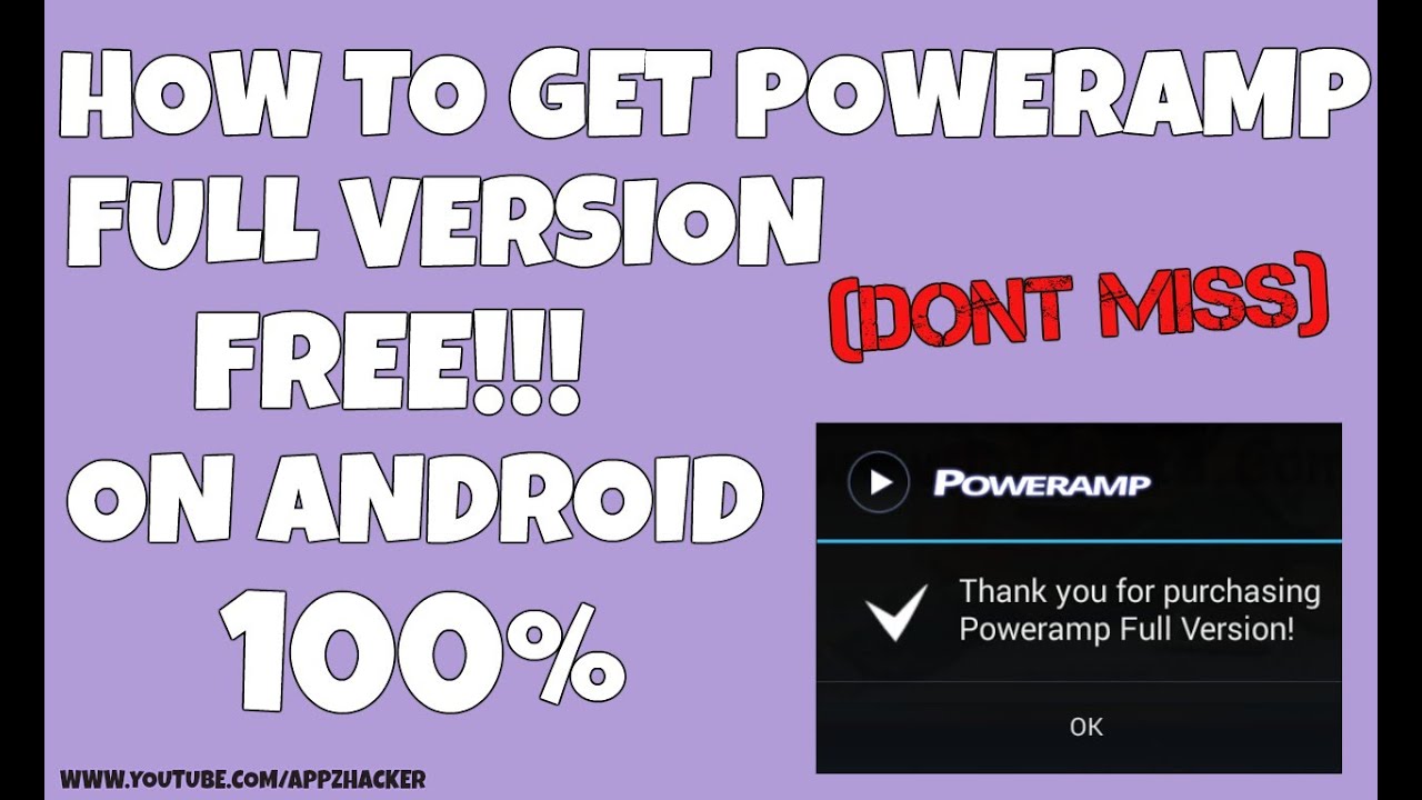 Poweramp Music Player Full Version (apk) YouTube