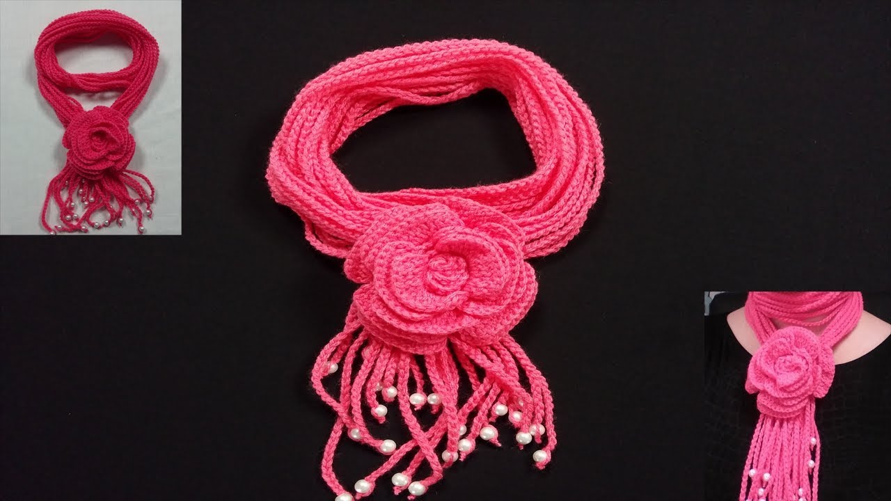 COMO TEJER BUFANDA FACIL Y BONITA 🧶🧣